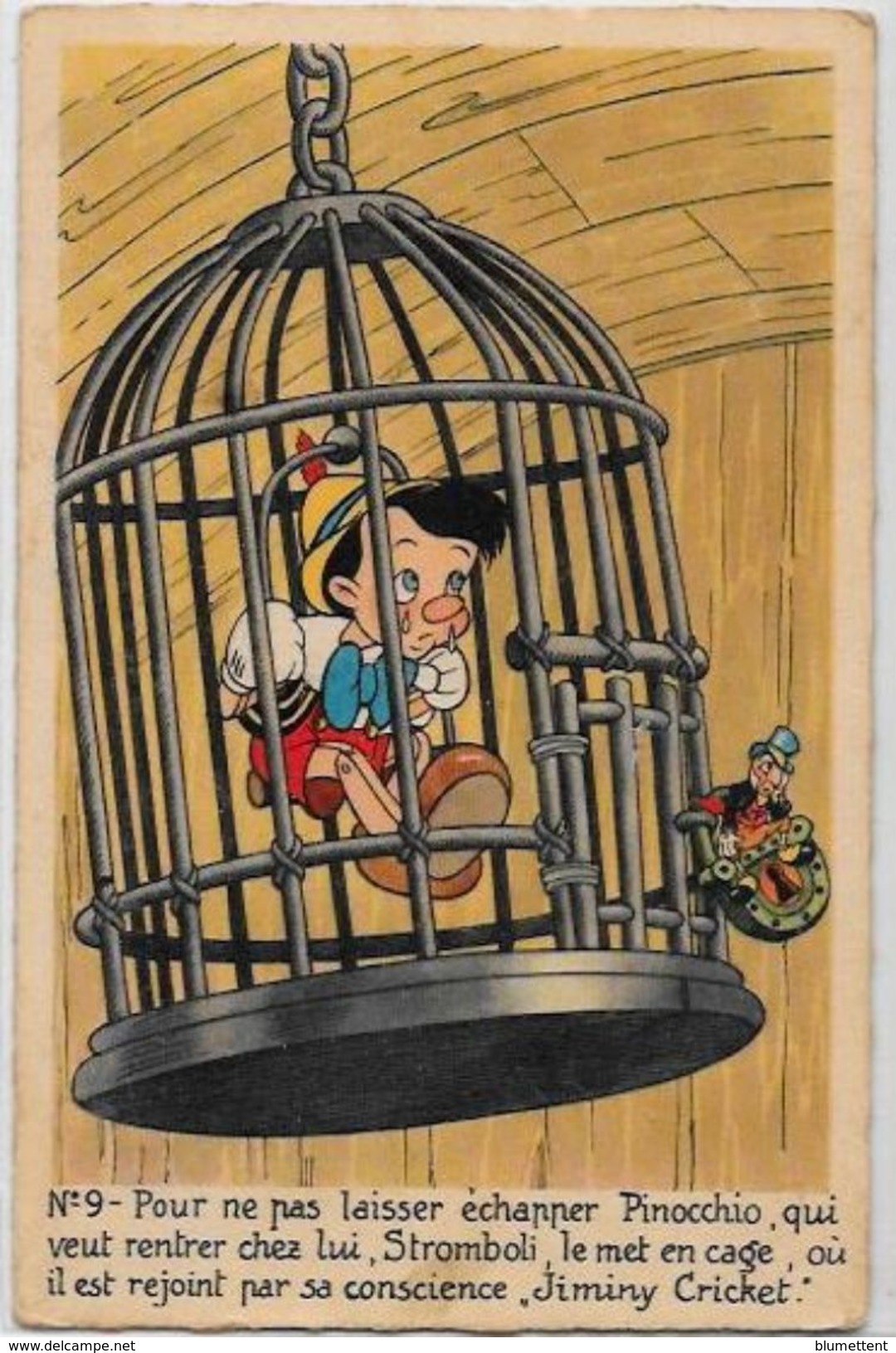 CPSM Walt Disney édition Séphéradiès Non Circulé Pinocchio - Autres & Non Classés