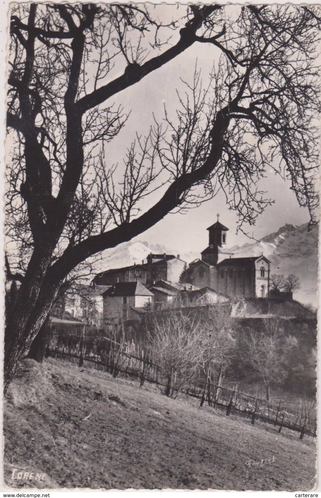 Corenc En 1960,par Fousset Et Oddoux,photographe Célèbre,le Village,son église,prés De Meylan,grenoble,isere - La Tronche