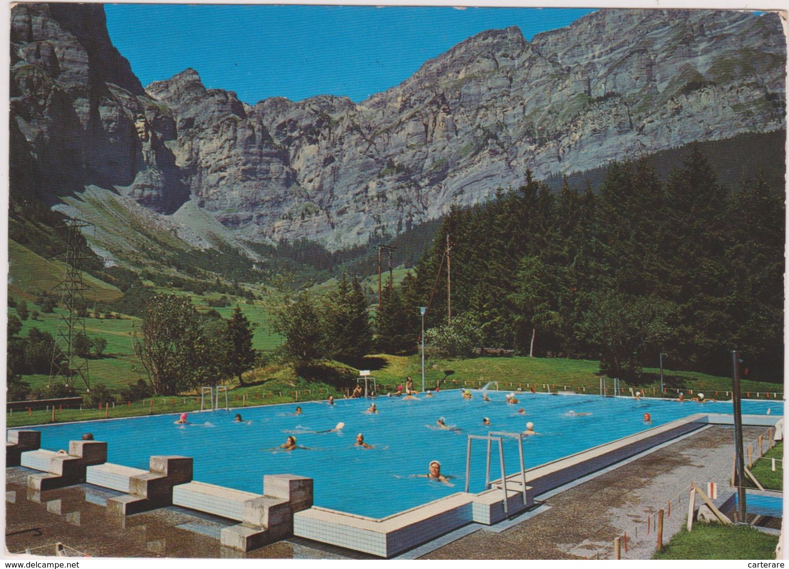 SUISSE,SWITZERLAND,SWISS, HELVETIA,SCHWEIZ,SVIZZERA ,VALAIS,LEUKERBAD-LOECHE LES BAINS,COL GEMMI,PHOTO KLOPFENSTEIN - Loèche