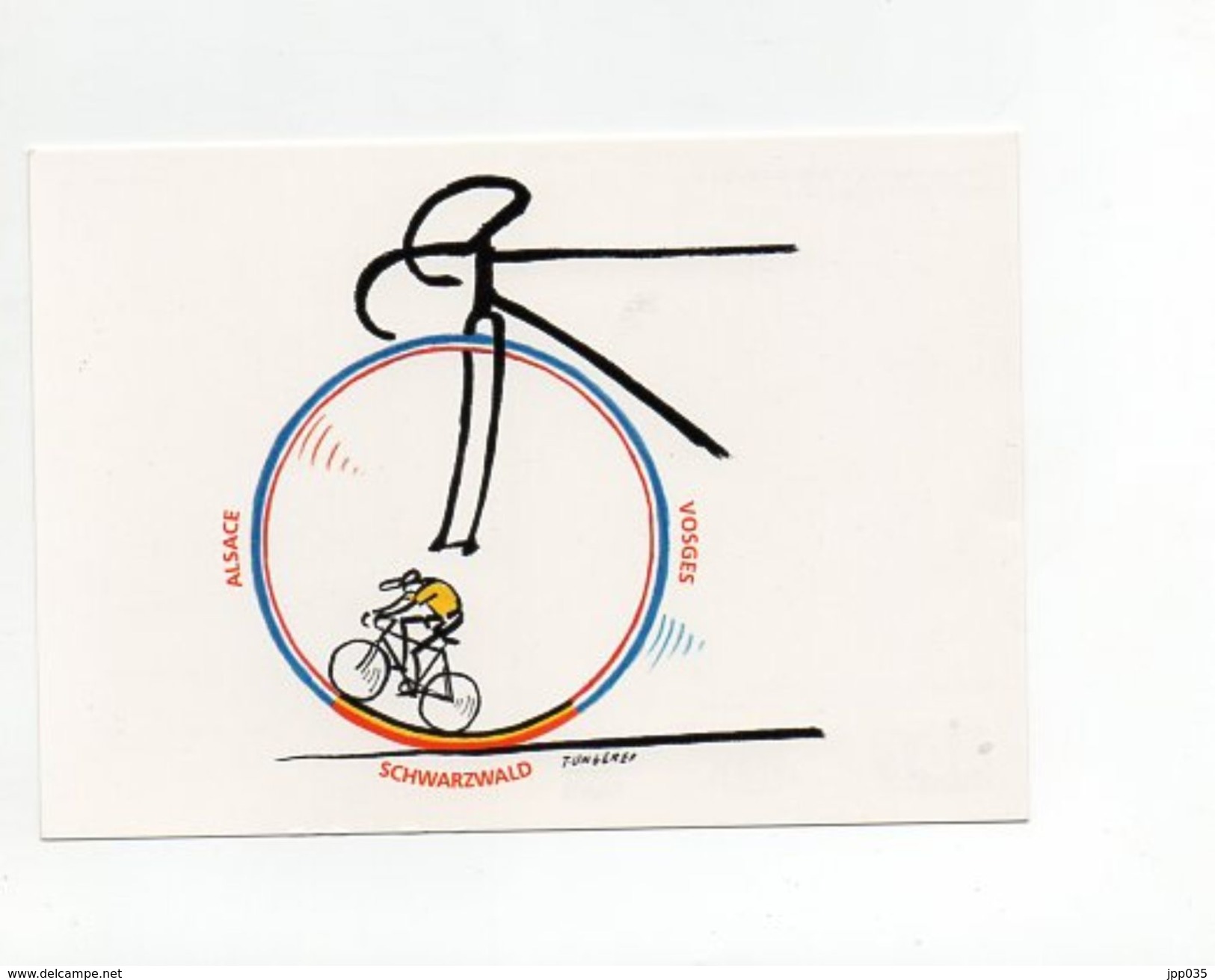 CYCLISME TOUR  DE  FRANCE 2005 DANS LES VOSGES   Dessin Original De TOMI UNGERER - Cyclisme