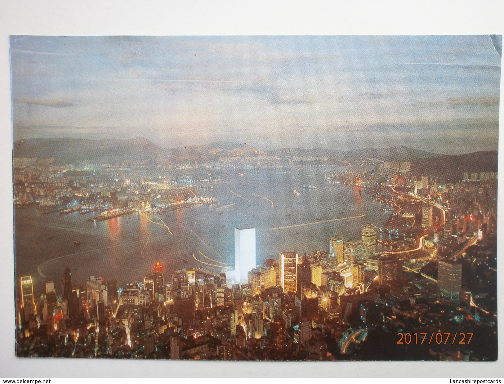 Postcard Hong Kong By Night Glimmers Like Stars My Ref B21683 - China (Hong Kong)