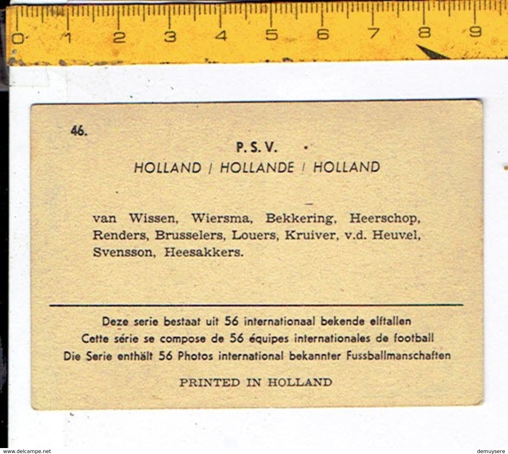 KL 8679 - P.S.V.  HOLLAND - Habillement, Souvenirs & Autres