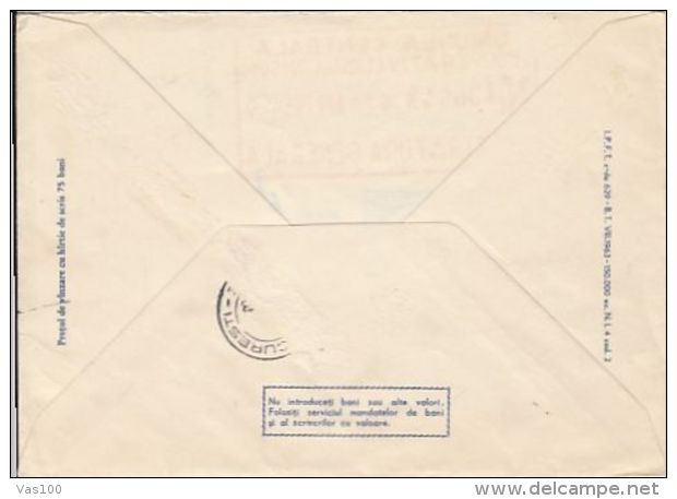 TOURISM, BUCEGI MOUNTAINS- BABELE CHALET, THE ROCKS, COVER STATIONERY, ENTIER POSTAL, 1964, ROMANIA - Other & Unclassified