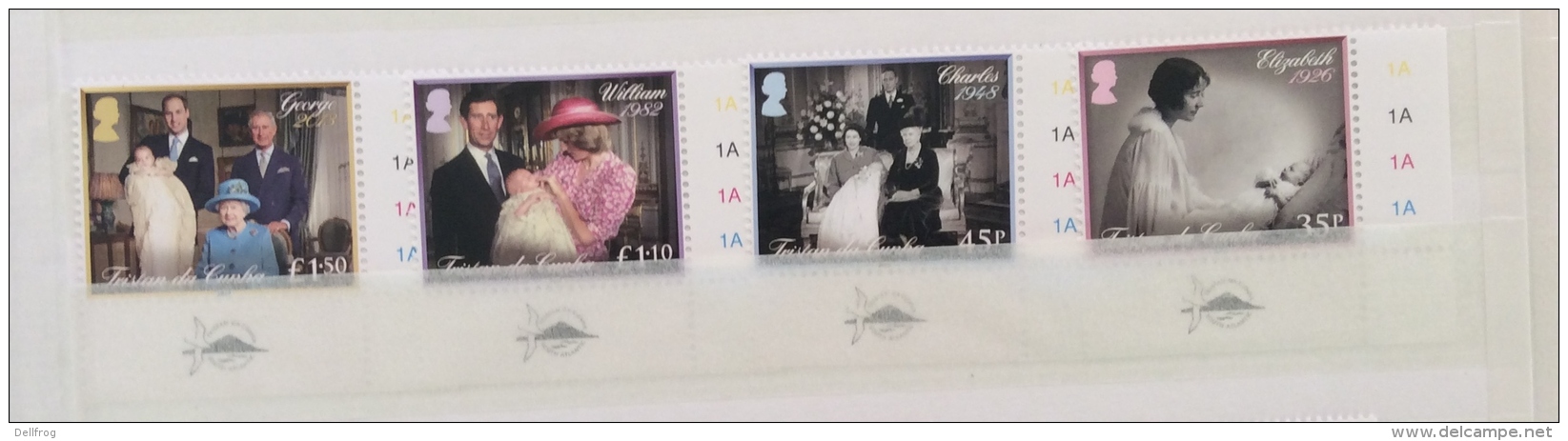 Tristan Da Cunha  2014 ROYAL BABY SET MNH - Tristan Da Cunha