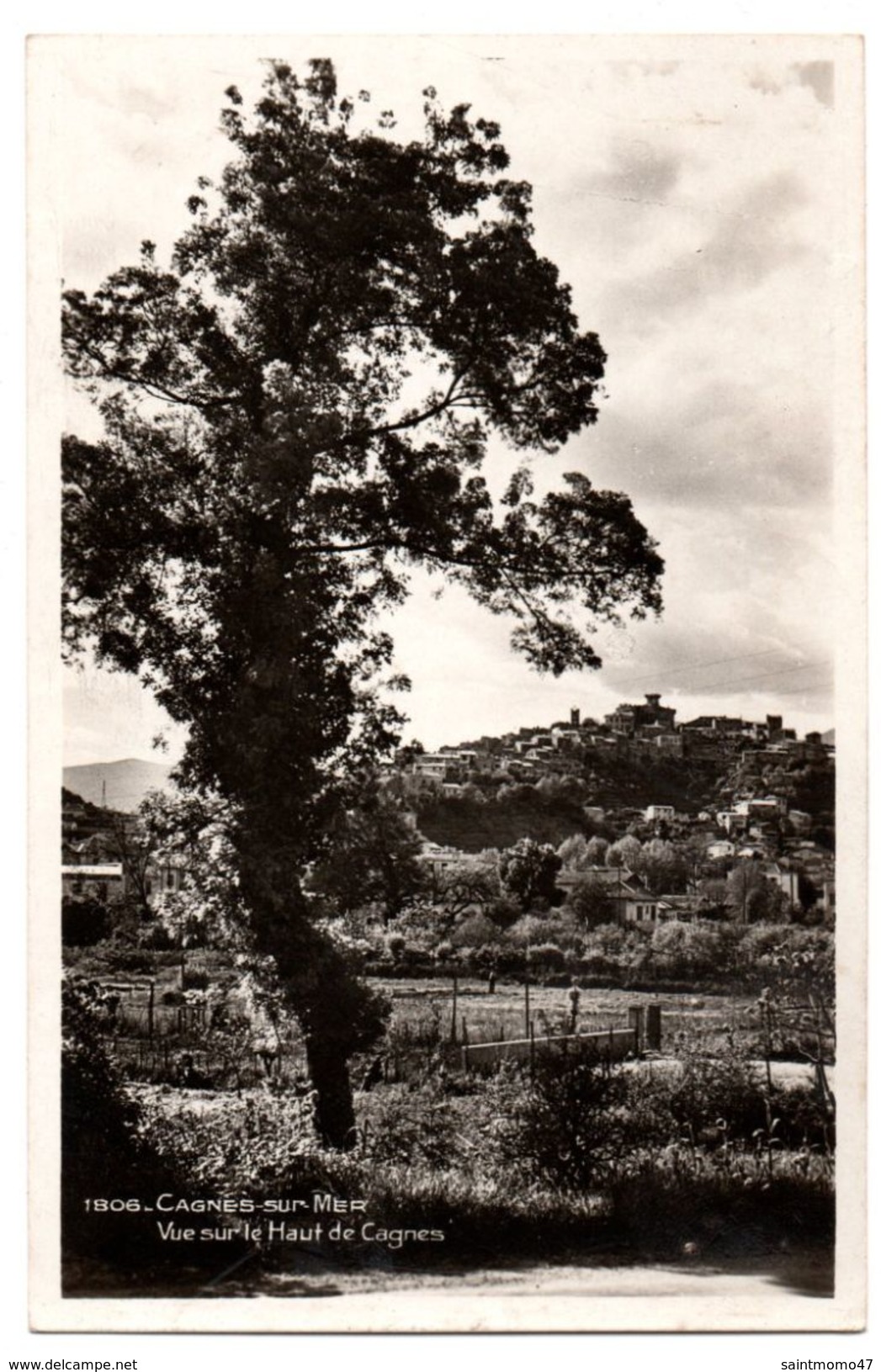 06 - CAGNES-SUR-MER . VUE SUR LE HAUT DE CAGNES - Réf. N°3598 - - Cagnes-sur-Mer