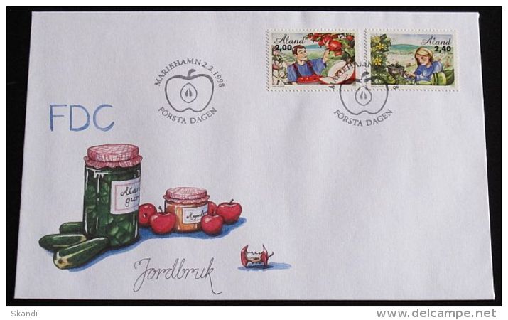 ALAND 1998 MI-NR. 134/35  FDC - Aland