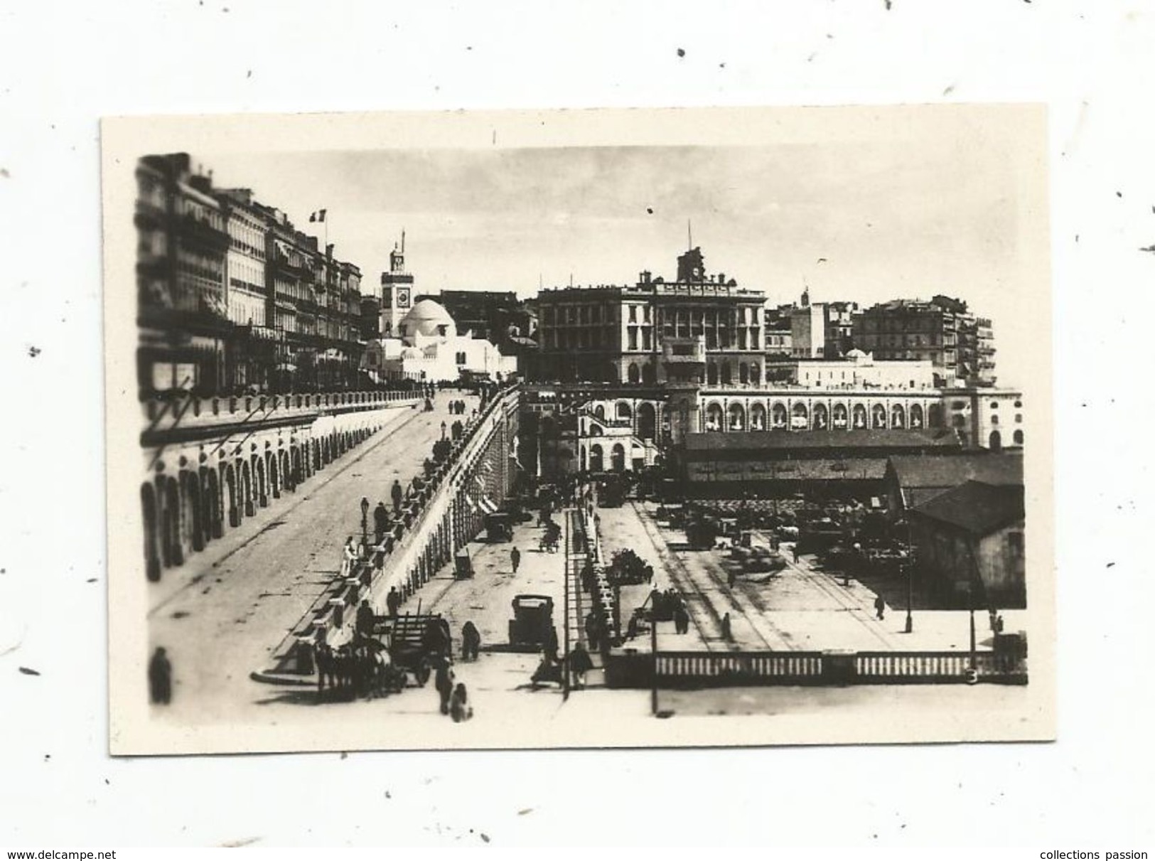 Photographie , 9 X 6 , ALGERIE , Alger , Les Rampes Et Le Boulevard - Lieux