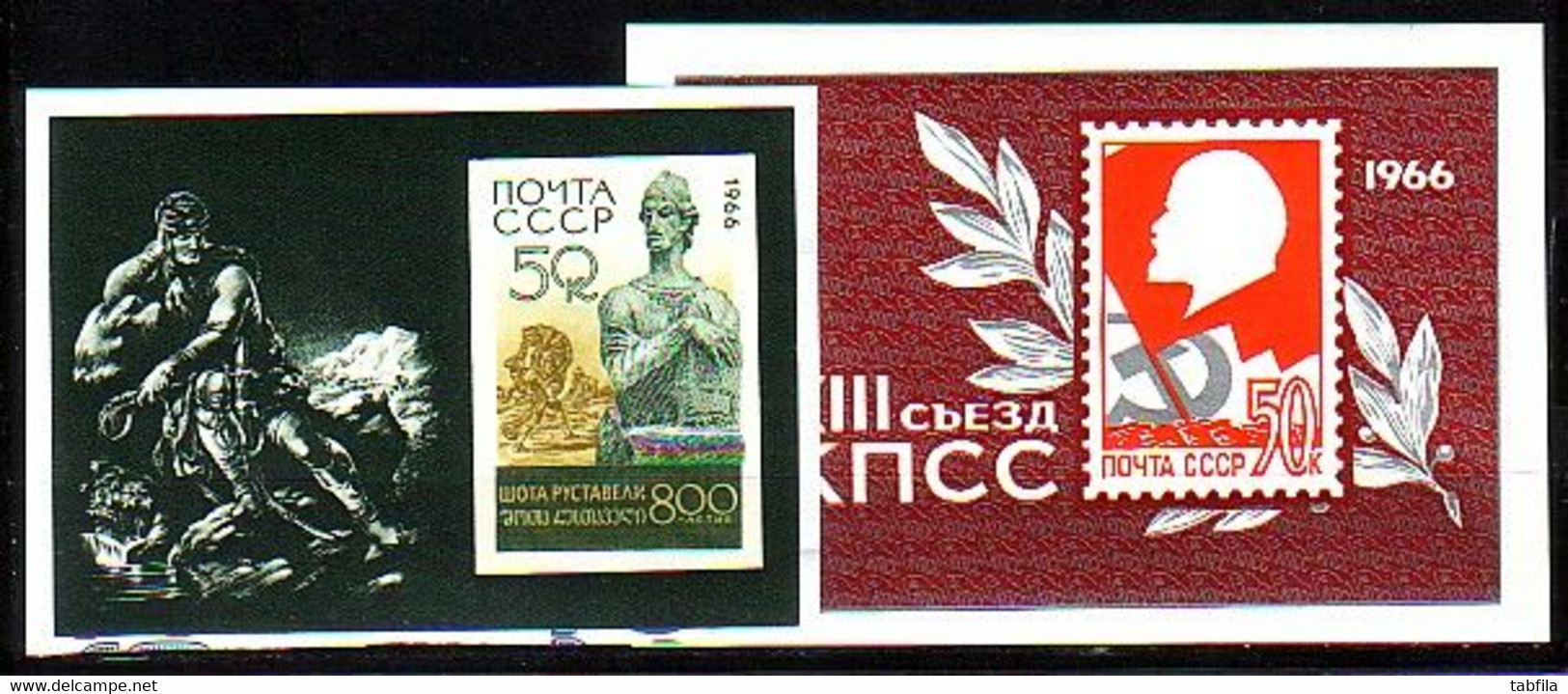 RUSSIA - 1966 - Anne Incomplet** MNH - 58 Sur 144 + 2 Bl - Annate Complete