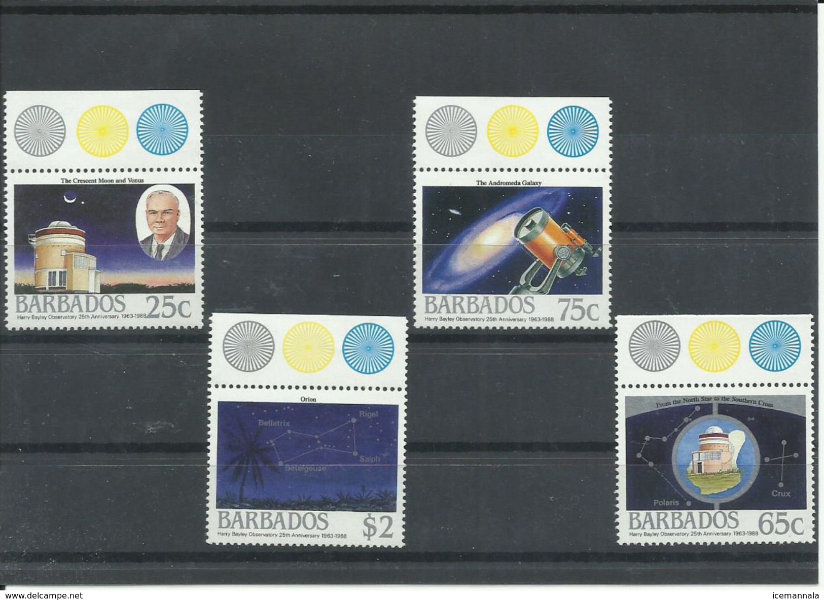 BARBADOS  YVERT  736/39  MNH  ** - Barbados (1966-...)