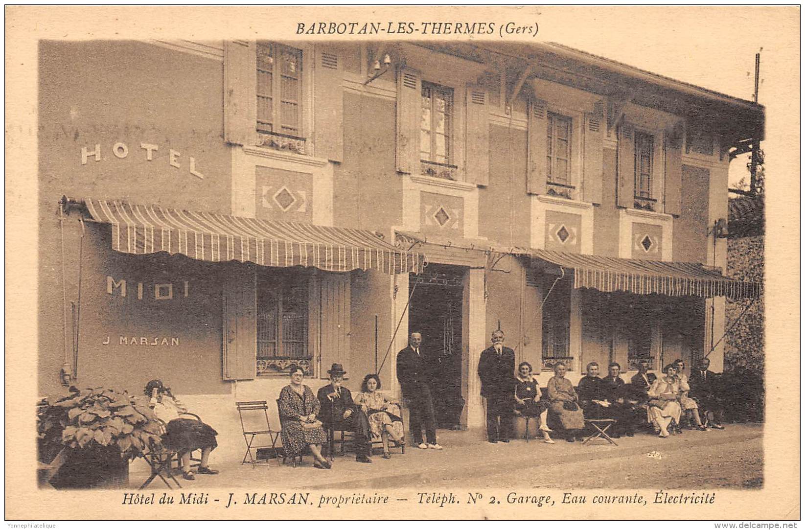 32 - GERS / 32050 - Barbotan - Hôtel Du Midi - Maison Marsan - Barbotan