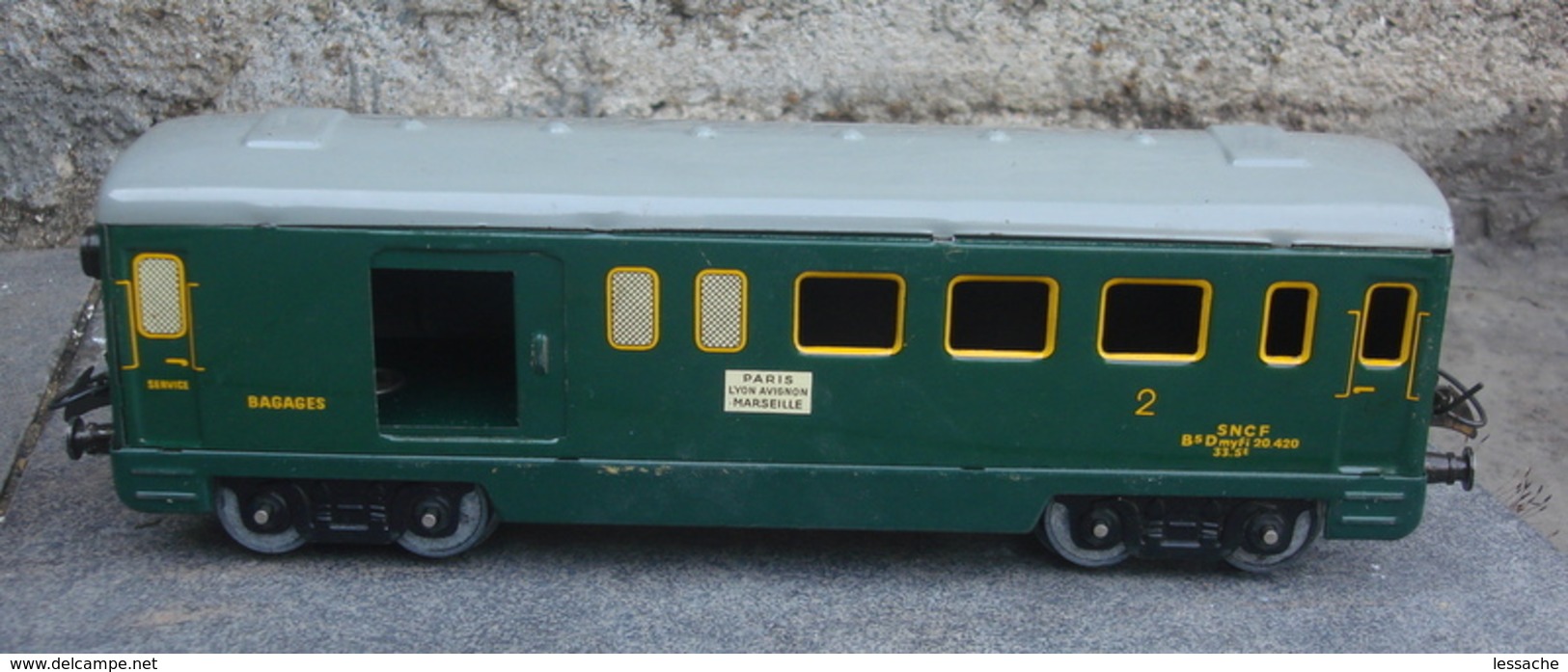 Trains Hornby Wagon Voyageurs Mixte Fourgon 2 ème Classe - Wagons Voor Passagiers