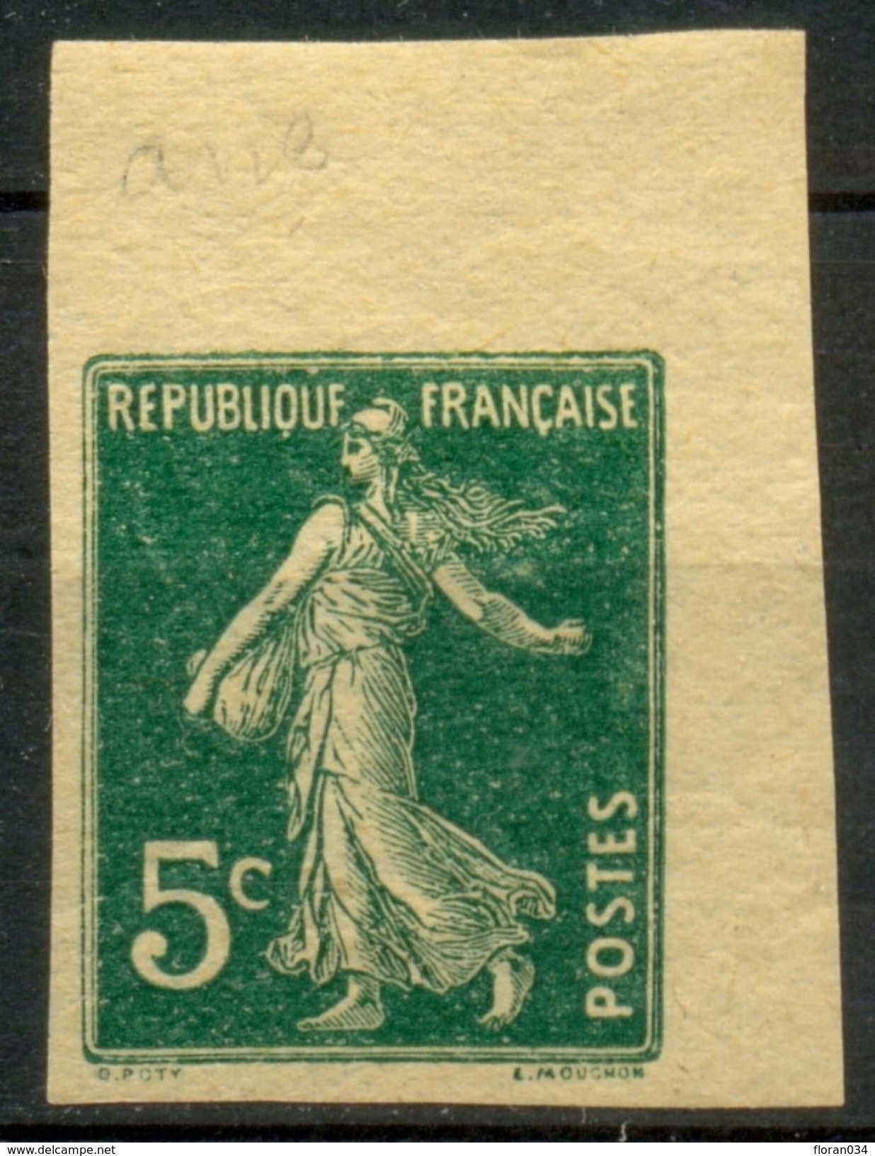 France N° 137 Non Dentelé Neuf ** (MNH) Cote 35 Euros - Superbe Qualité - Nuovi