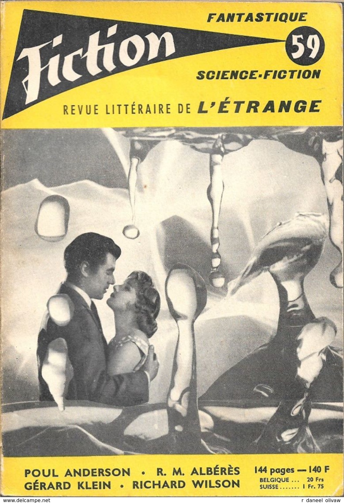 Fiction N° 59, Octobre 1958 (BE+) - Fictie