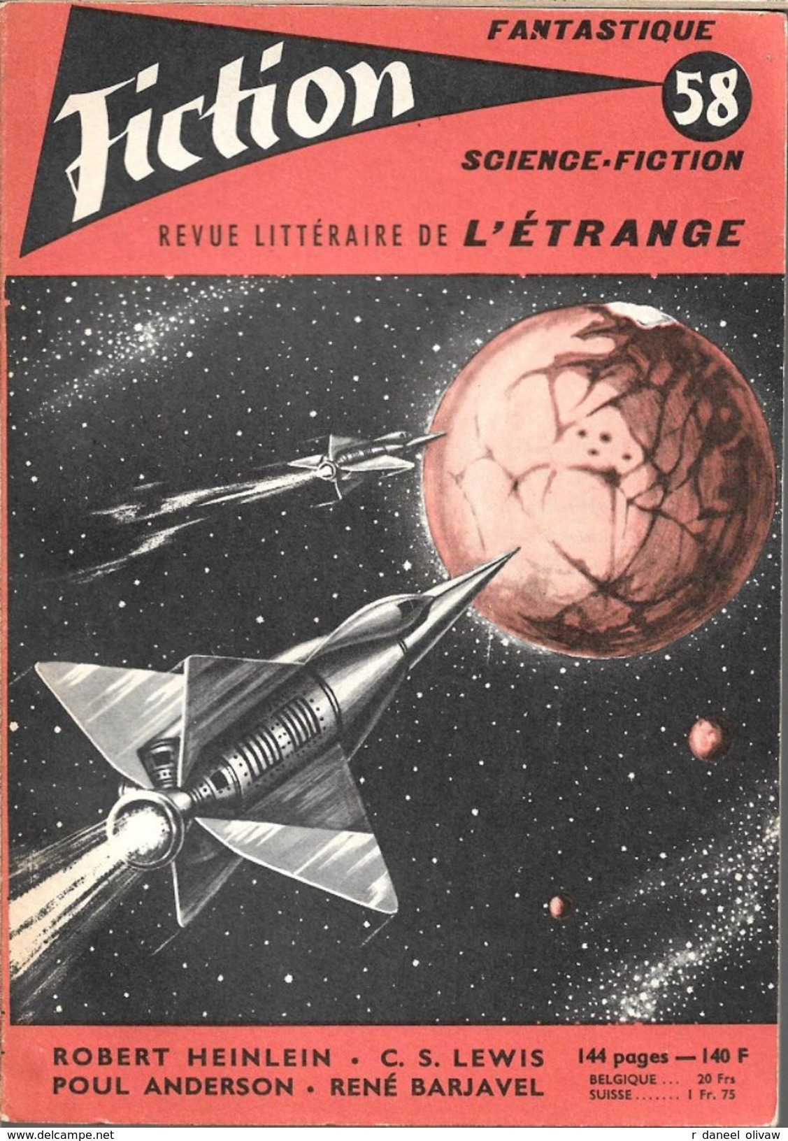 Fiction N° 58, Septembre 1958 (TBE) - Fictie