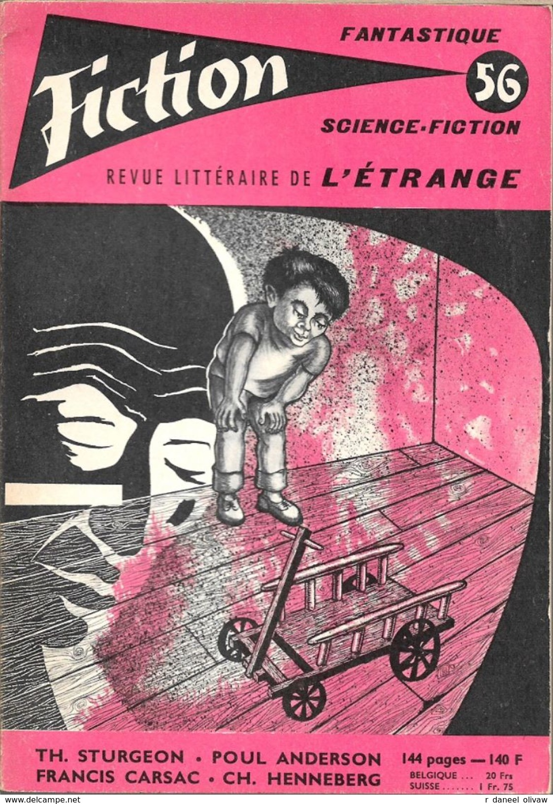 Fiction N° 56, Juillet 1958 (TBE) - Fictie