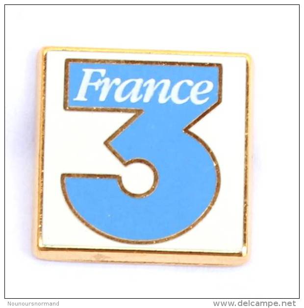 Pin's Logo FRANCE 3 - Zamac - Arthus Bertrand - G539 - Arthus Bertrand