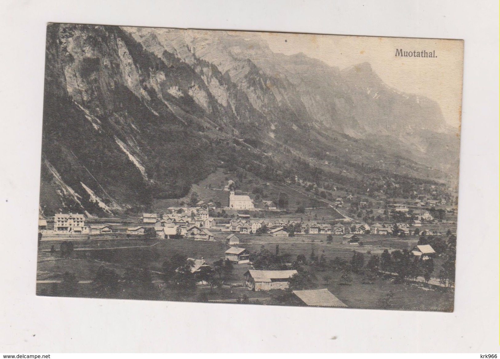 SWITZERLAND MUOTATHAL Nice Postcard - Muotathal