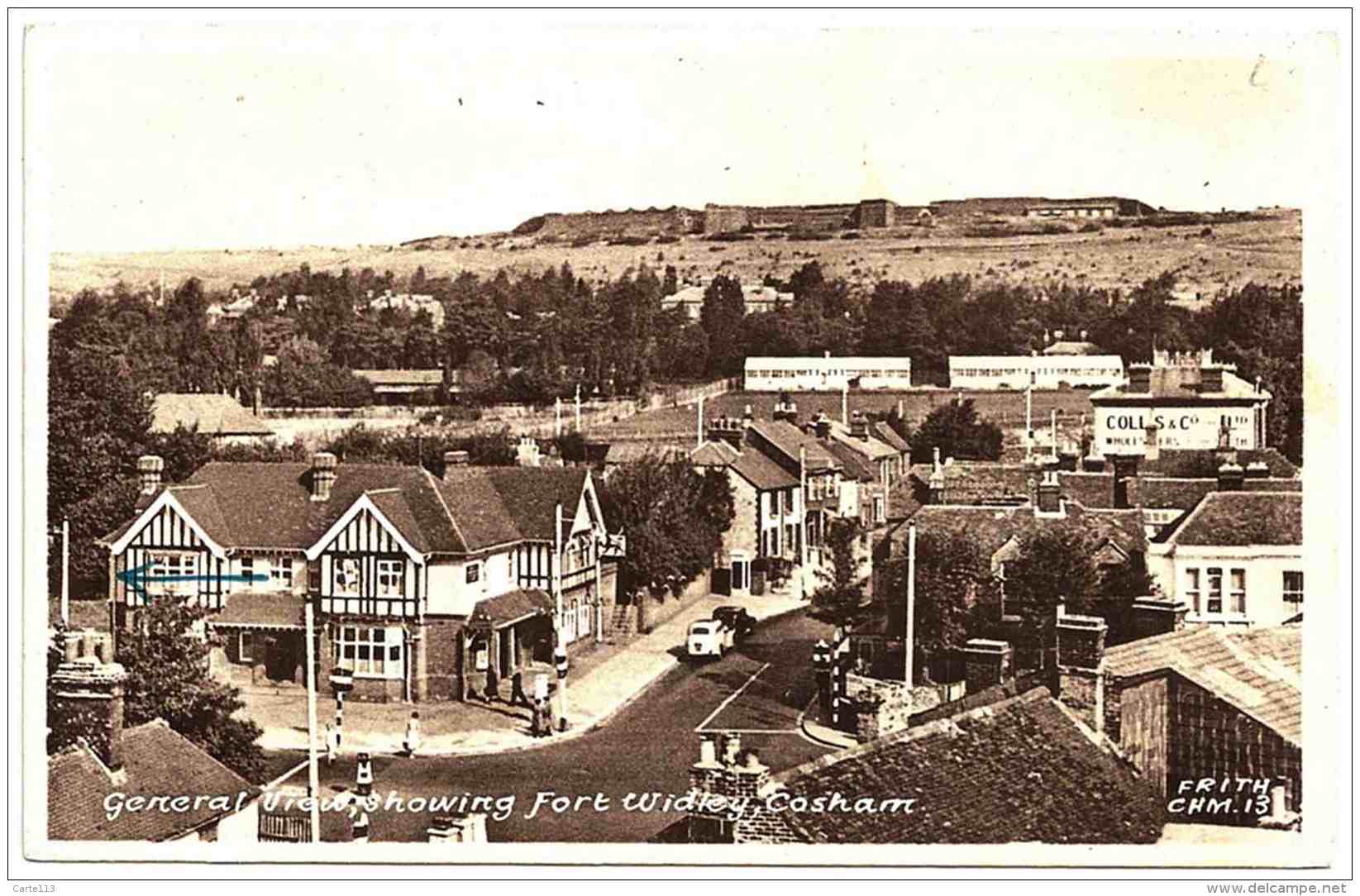 - B25645CPA - COSHAM - ?PORTSMOUTH - GRANDE BRETAGNE - General View Showing Fort Widley - Très Bon état - EUROPE - Other & Unclassified