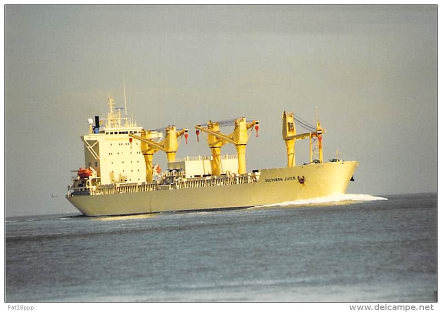 ** Lot 3 Photos ** PHOTO Vintage (80-90's) Cargo Merchant Ship Tankers " SOUTHERN JUICE " (FujiFilm +/- 14.7 X 10.1 Cm ) - Comercio