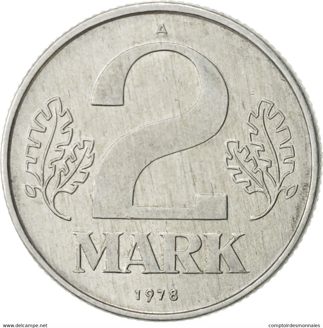 Monnaie, GERMAN-DEMOCRATIC REPUBLIC, 2 Mark, 1978, Berlin, TTB+, Aluminium - 2 Mark