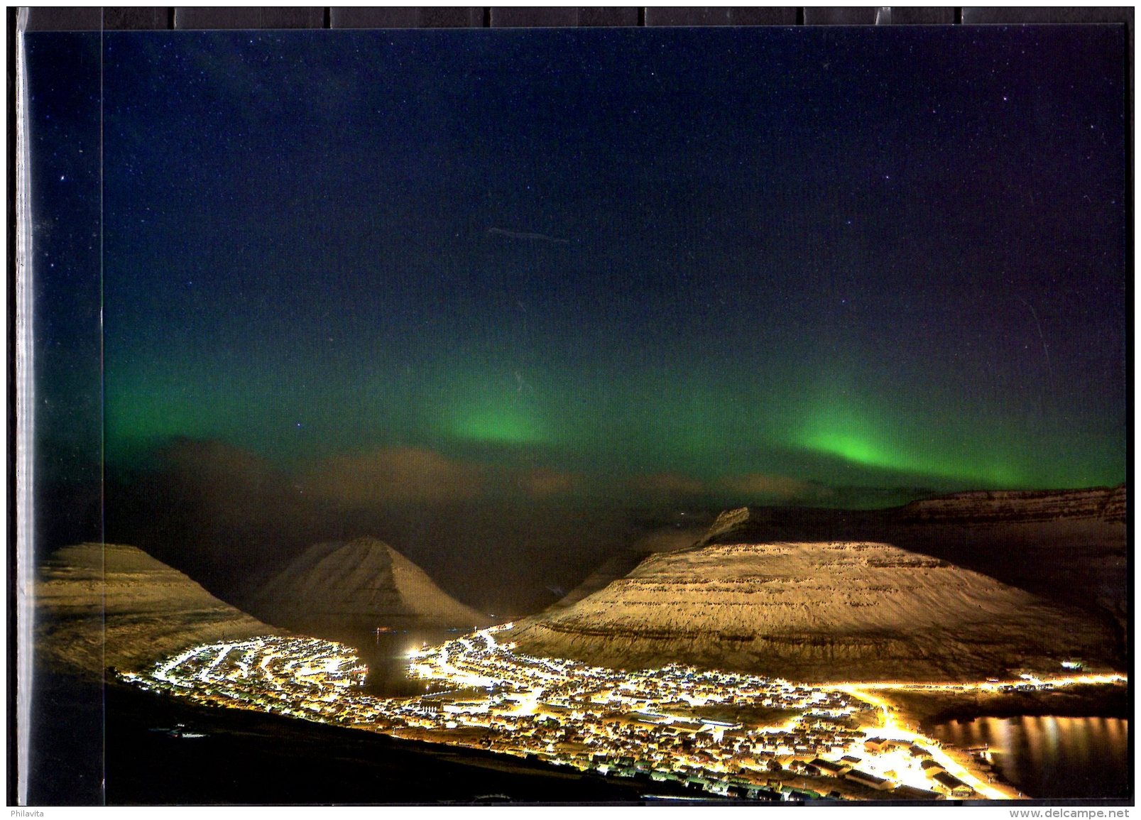 Solar Eclipse Of 2016 As Seen At Foroyar Islands - Set Of 4 Mint Postcards - Aurora Borealis / Solar Eclipse - S.descr - Faroe Islands