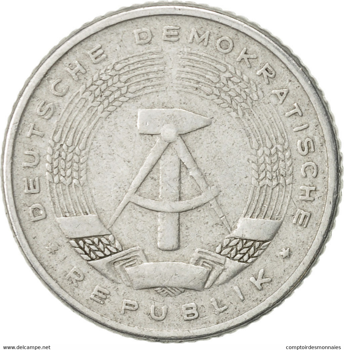 Monnaie, GERMAN-DEMOCRATIC REPUBLIC, 50 Pfennig, 1958, Berlin, TTB, Aluminium - 50 Pfennig