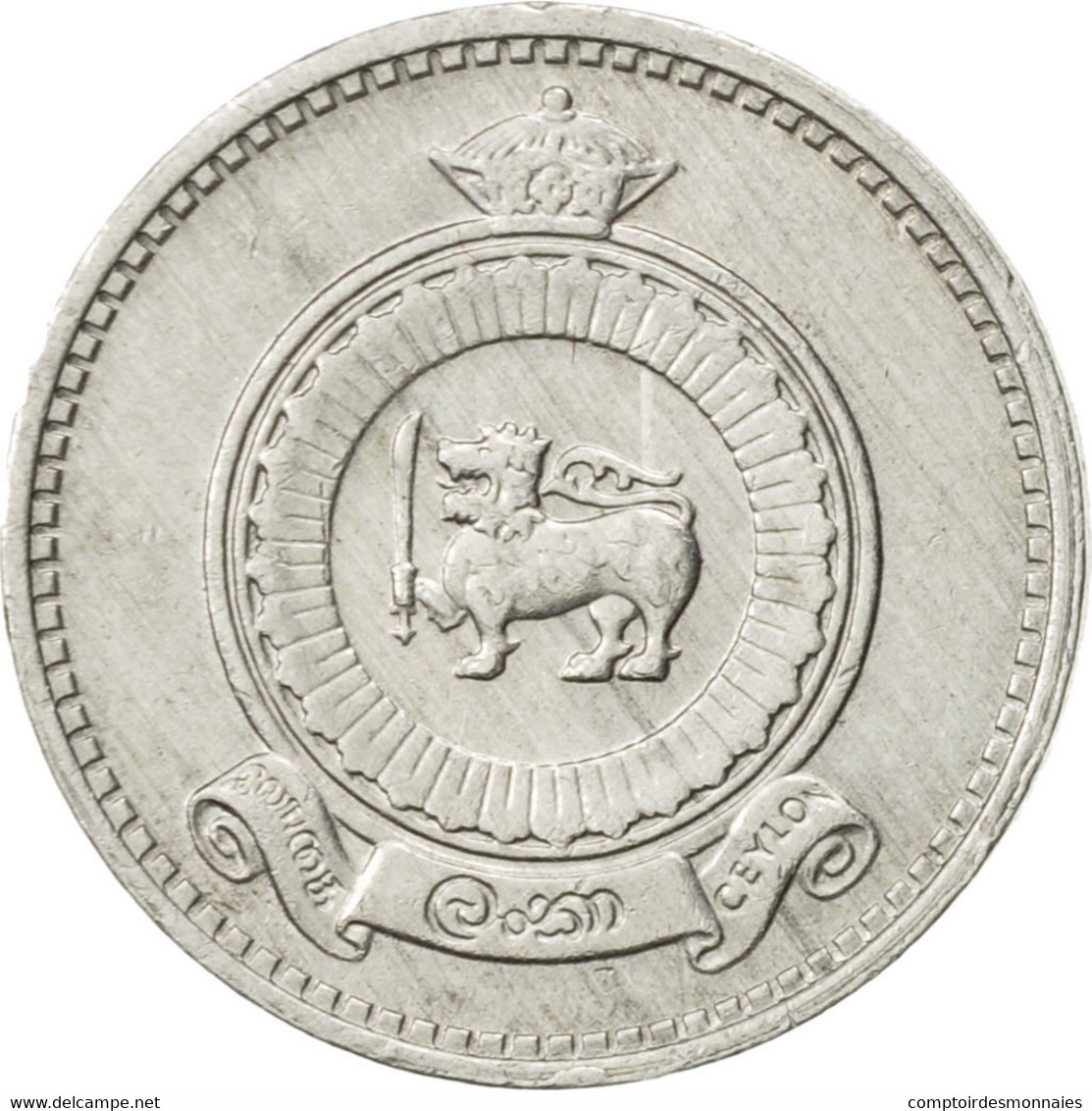 Monnaie, Ceylon, Elizabeth II, Cent, 1971, TTB+, Aluminium, KM:127 - Sri Lanka