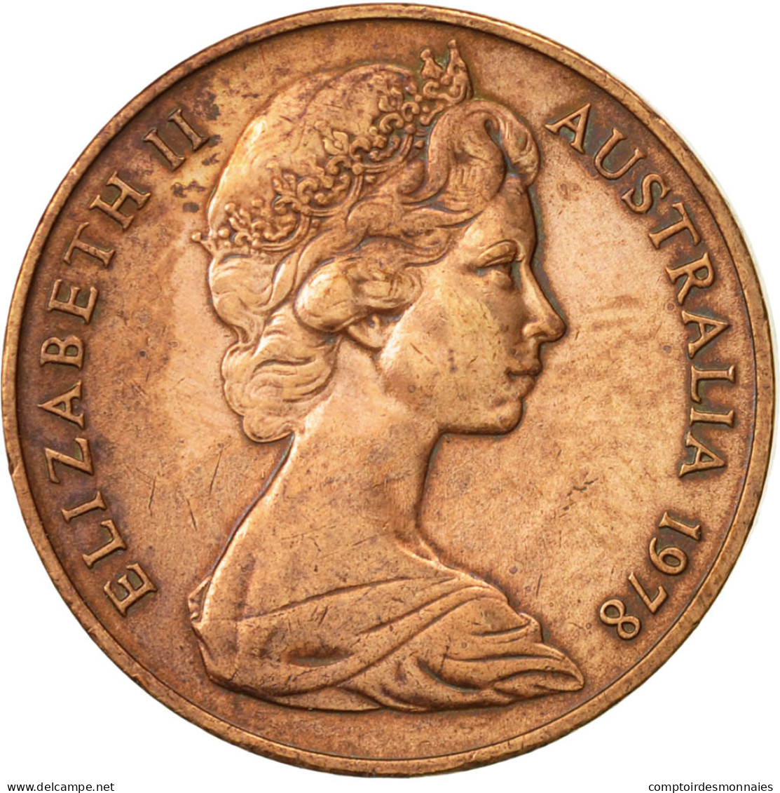 Monnaie, Australie, Elizabeth II, 2 Cents, 1978, TTB, Bronze, KM:63 - 2 Cents