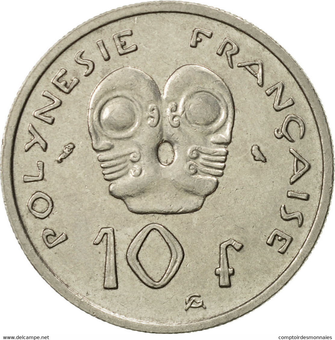 Monnaie, French Polynesia, 10 Francs, 1967, Paris, SUP, Nickel, KM:5 - Polynésie Française