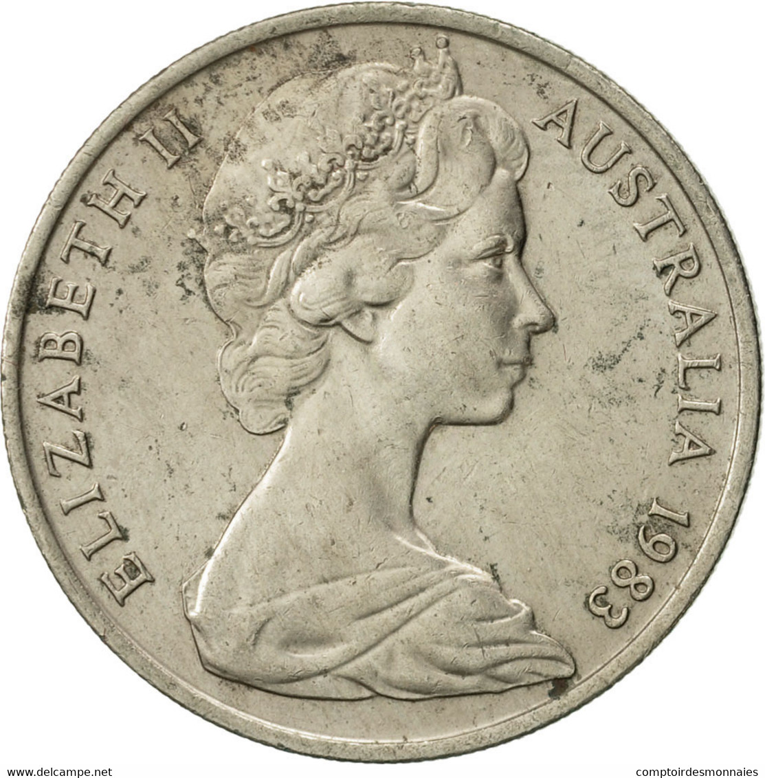 Monnaie, Australie, Elizabeth II, 10 Cents, 1983, TTB+, Copper-nickel, KM:65 - 10 Cents