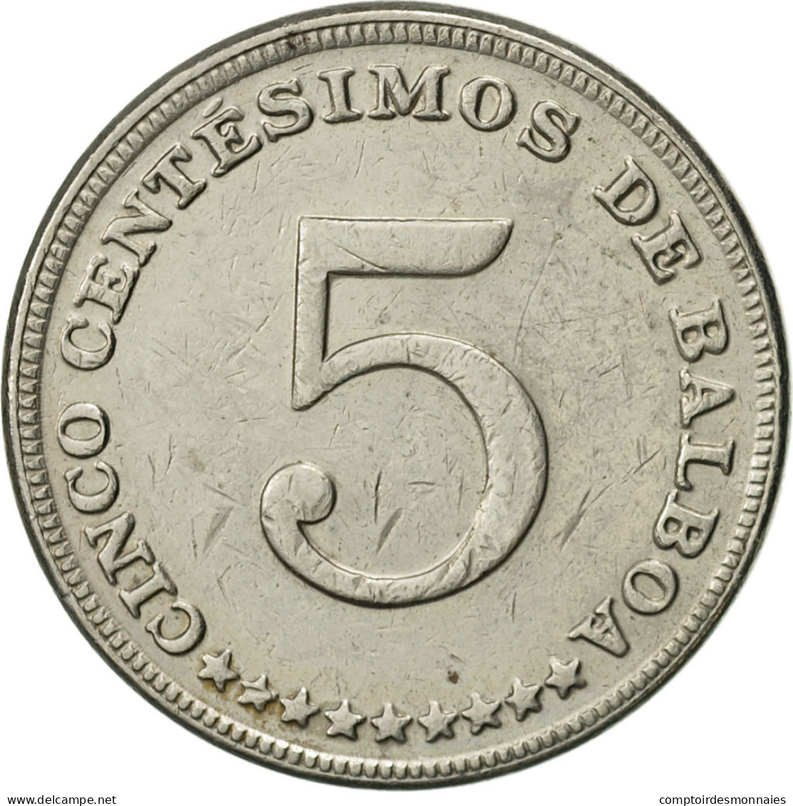 Monnaie, Panama, 5 Centesimos, 1970, TTB+, Copper-nickel, KM:23.2 - Panamá