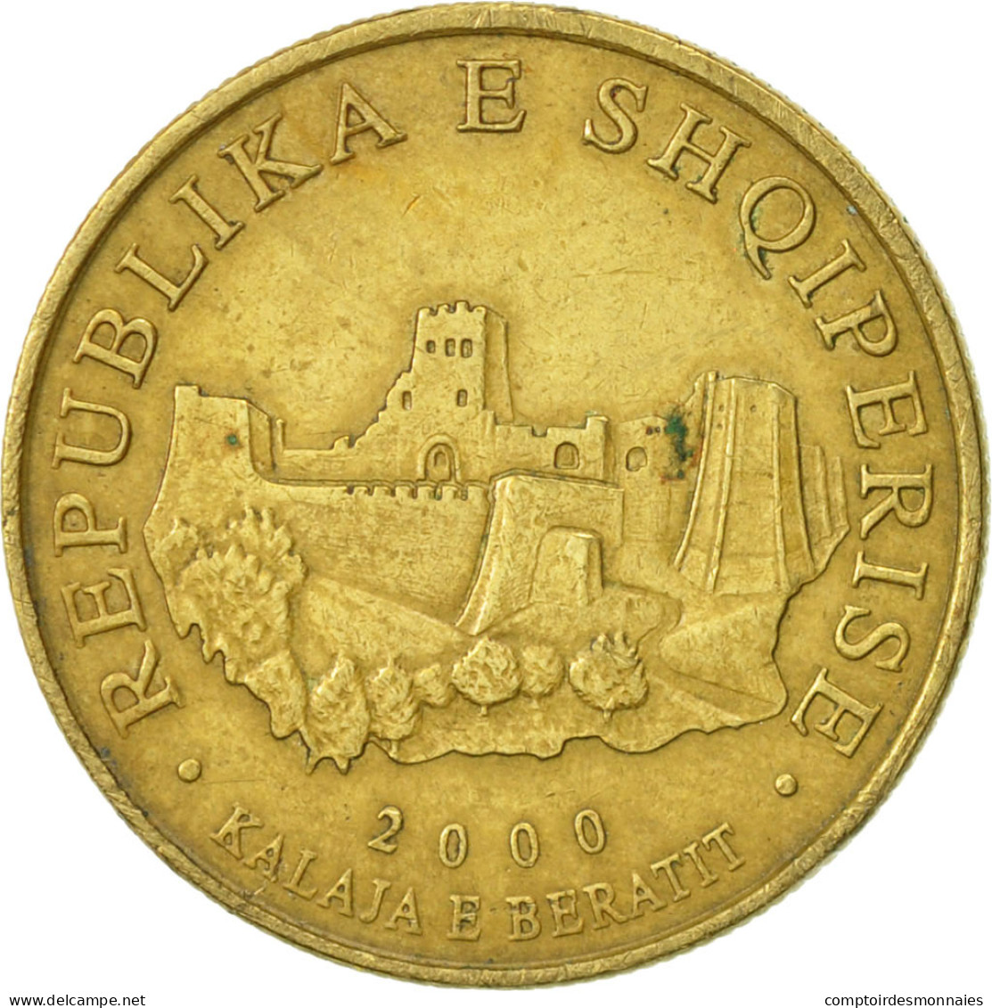 Monnaie, Albania, 10 Lekë, 2000, Rome, TTB, Aluminum-Bronze, KM:77 - Albania