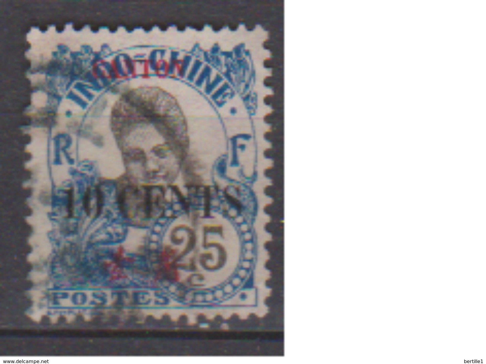 CANTON       N°    74     ( 25 )   OBLITERE  ( O 710 ) - Used Stamps