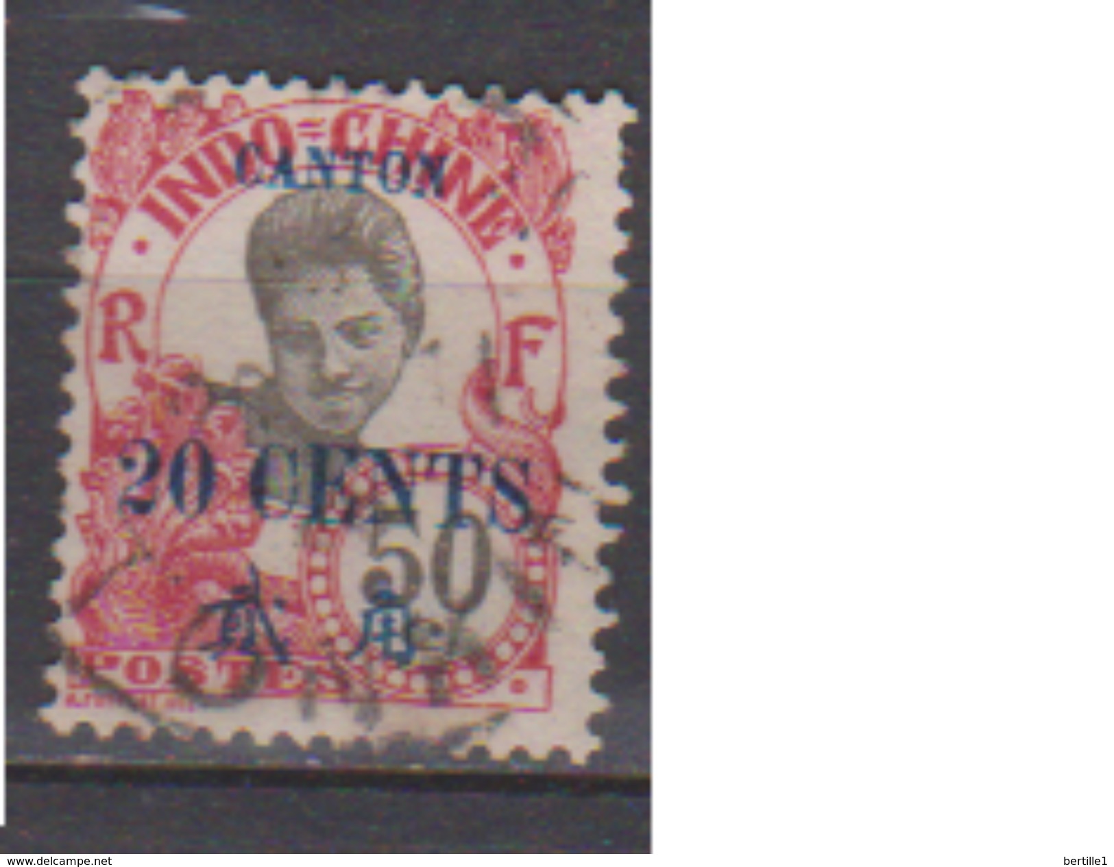 CANTON       N°    78      OBLITERE  ( O 719 ) - Used Stamps