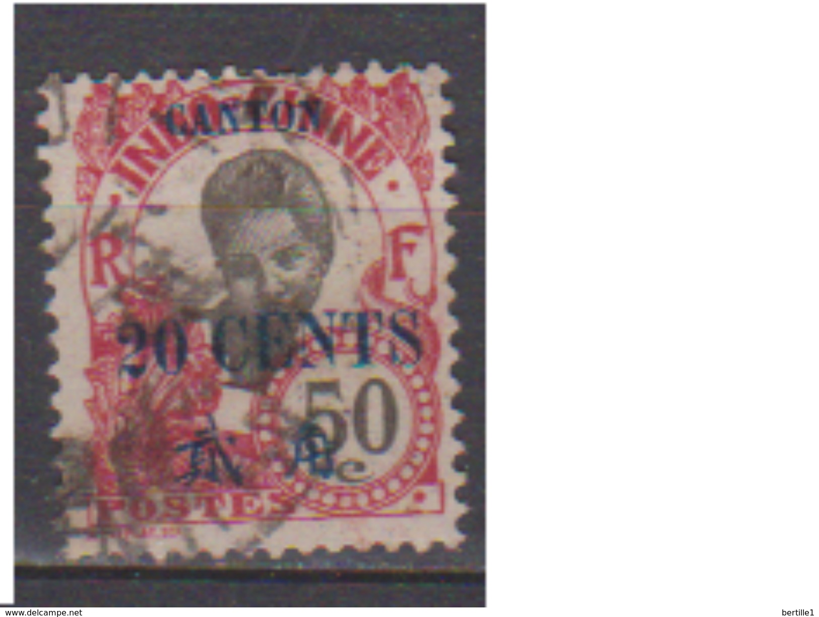 CANTON       N°    78    ( 2 )   OBLITERE  ( O 721 ) - Used Stamps