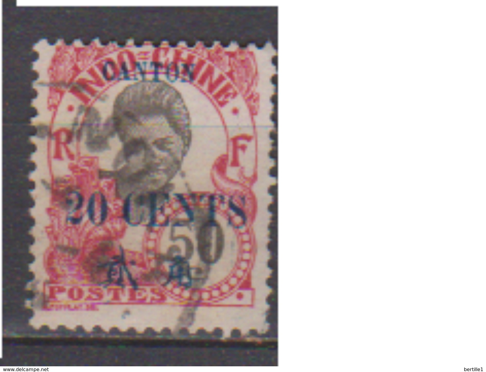 CANTON       N°    78    ( 3 )   OBLITERE  ( O 722 ) - Used Stamps