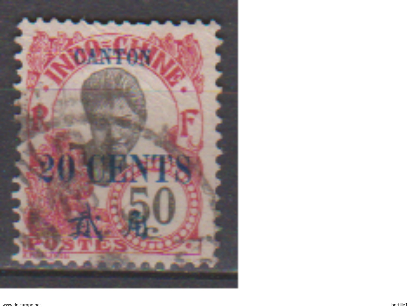 CANTON       N°    78    ( 4 )   OBLITERE  ( O 723 ) - Used Stamps