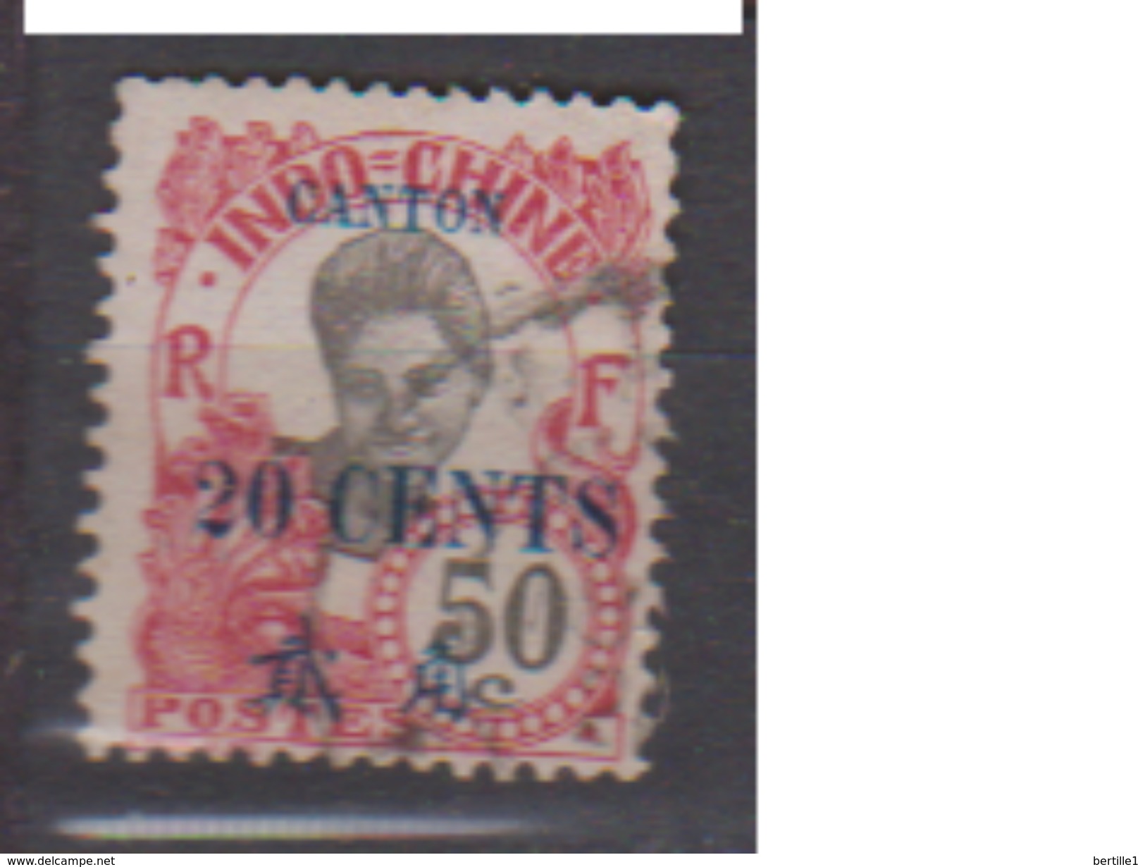 CANTON       N°    78    ( 6 )   OBLITERE  ( O 725 ) - Used Stamps