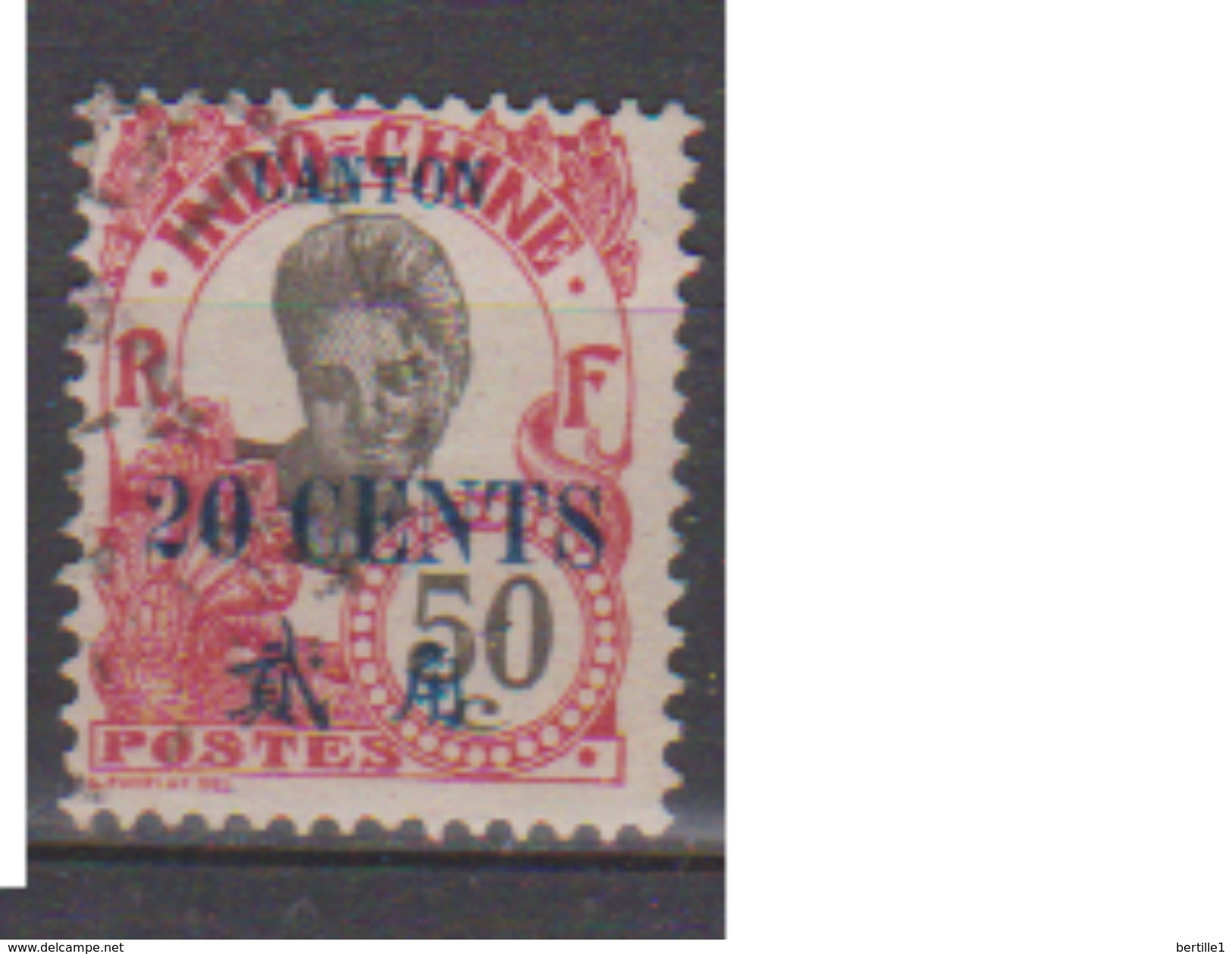 CANTON       N°    78    ( 9 )   OBLITERE  ( O 728 ) - Used Stamps