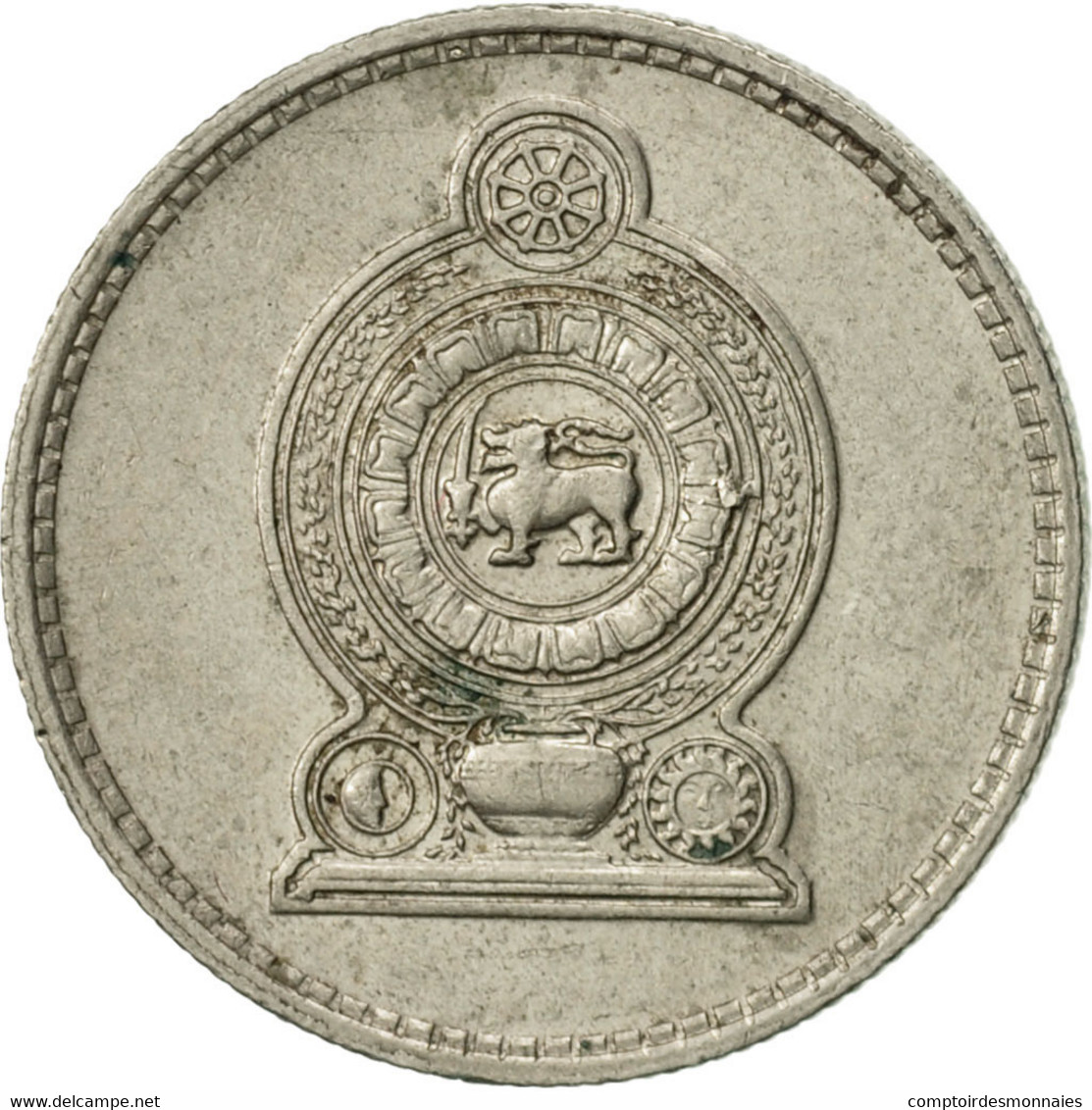 Monnaie, Sri Lanka, 25 Cents, 1991, TTB+, Copper-nickel, KM:141.2 - Sri Lanka