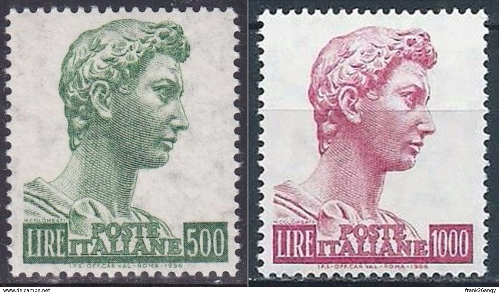 REPUBBLICA 1969/74 San Giorgio Sass. 810A + 1277A Serie Cpl. 2v. Nuovi** Perfetti - 1961-70: Neufs