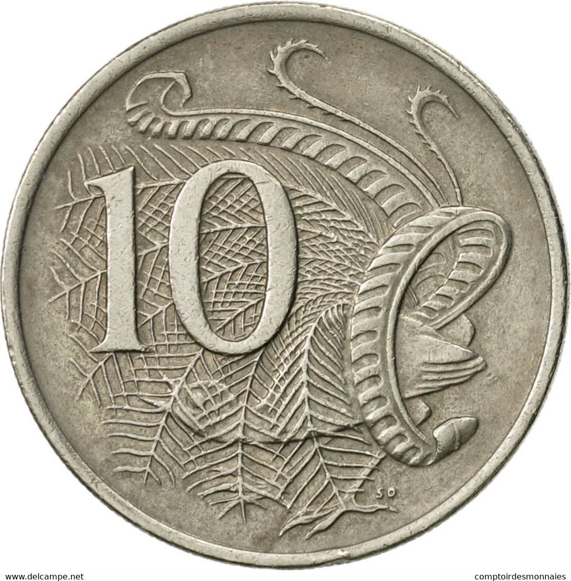 Monnaie, Australie, Elizabeth II, 10 Cents, 1980, TTB, Copper-nickel, KM:65 - 10 Cents