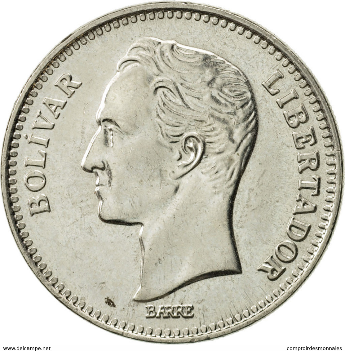 Monnaie, Venezuela, 2 Bolivares, 1990, SUP, Nickel Clad Steel, KM:43a.1 - Venezuela
