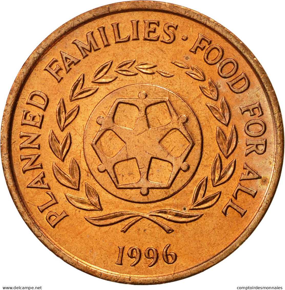 Monnaie, Tonga, King Taufa'ahau Tupou IV, 2 Seniti, 1996, SUP, Bronze, KM:67 - Tonga