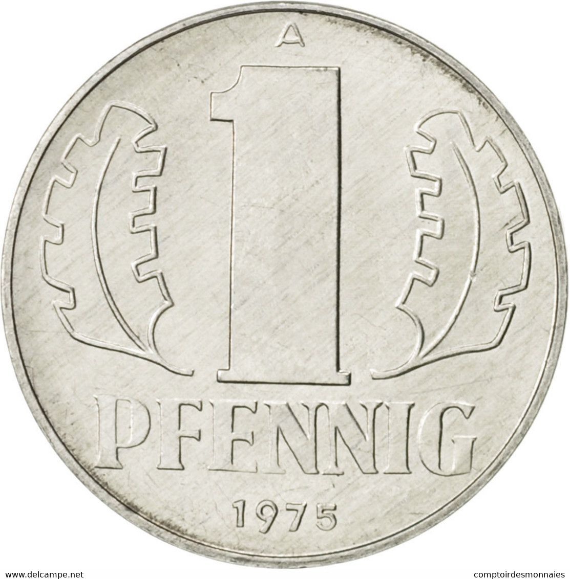 Monnaie, GERMAN-DEMOCRATIC REPUBLIC, Pfennig, 1975, Berlin, SUP+, Aluminium - 1 Pfennig