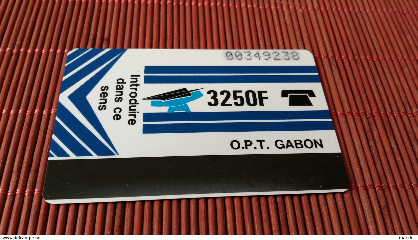 Phonecard Gabon Used  Rare - Gabon