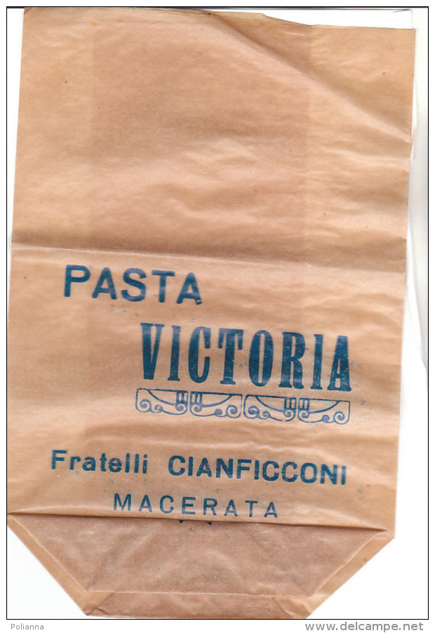 PO6753D# SACCHETTO PUBBLICITA' PASTA VICTORIA F.lli CIANFICCONI - MACERATA Anni '20 - Altri & Non Classificati