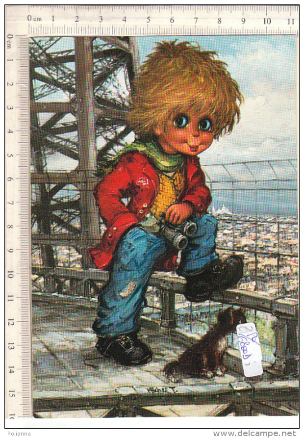 PO6800D# ILLUSTRATORI MICHEL THOMAS - MONSIEUR TOUR EIFFEL - BINOCOLO  No VG - Thomas