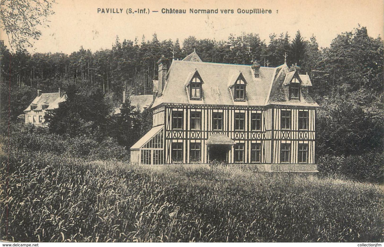 CPA FRANCE 76 "Pavilly, Château Normand Vers Goupillère" - Pavilly