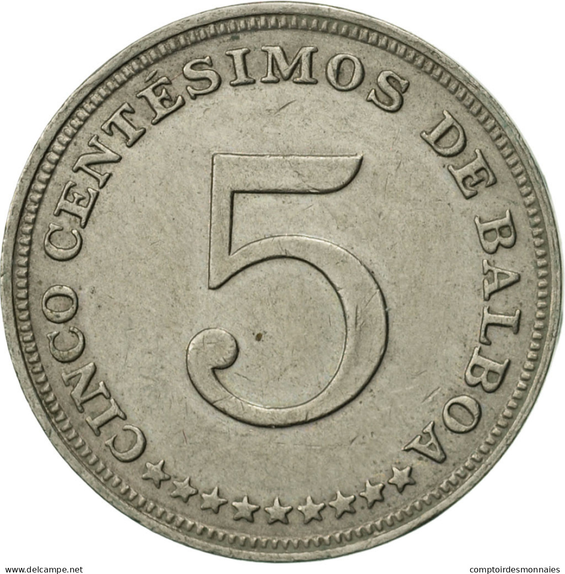 Monnaie, Panama, 5 Centesimos, 1966, TTB+, Copper-nickel, KM:23.2 - Panamá